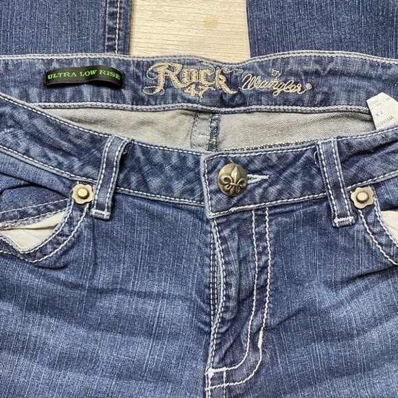 Rock 47 by Wrangler Ultra Low Rise Bootcut Jeans - Picture 9 of 12